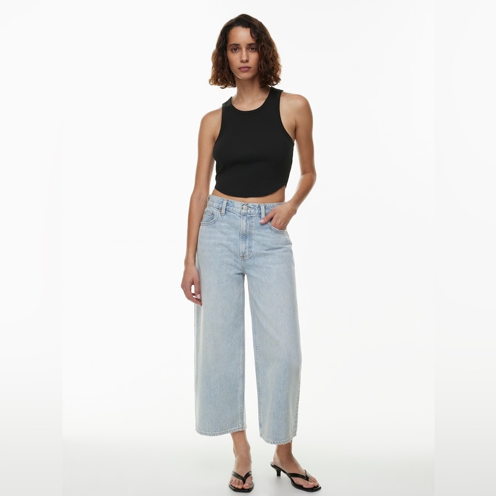 Aritzia denim cropped jeans